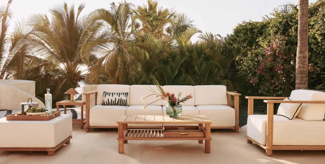 This Celeb Designer's Outdoor Collection for CB2 Has Plenty of Rattan