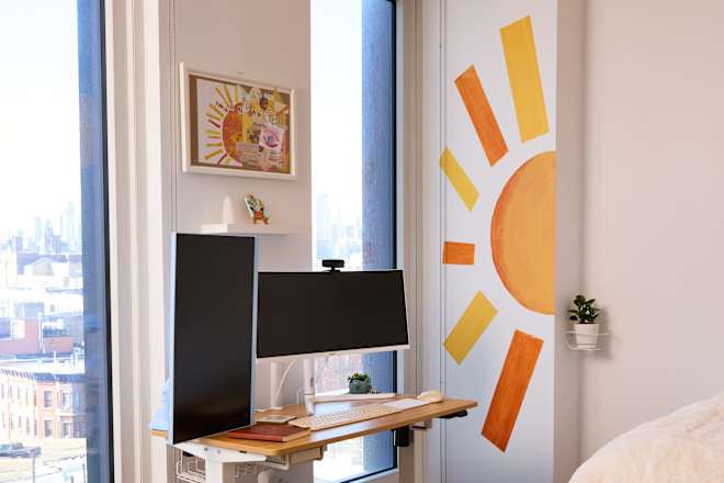 SPONSORED POST: This Easy Mini Mural Added a Huge Dose of Cheer to an Empty Corner