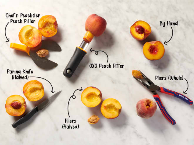 The Easiest Way to Pit a Peach