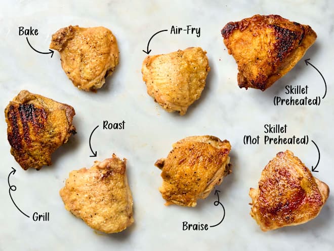 The Best Way to Cook Chicken Thighs Is Actually Two Methods