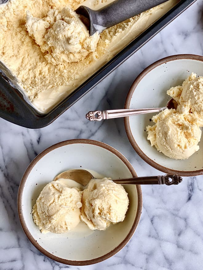 Slow-Churned Fresh Peach Ice Cream Is Summer's Sweetest Treat