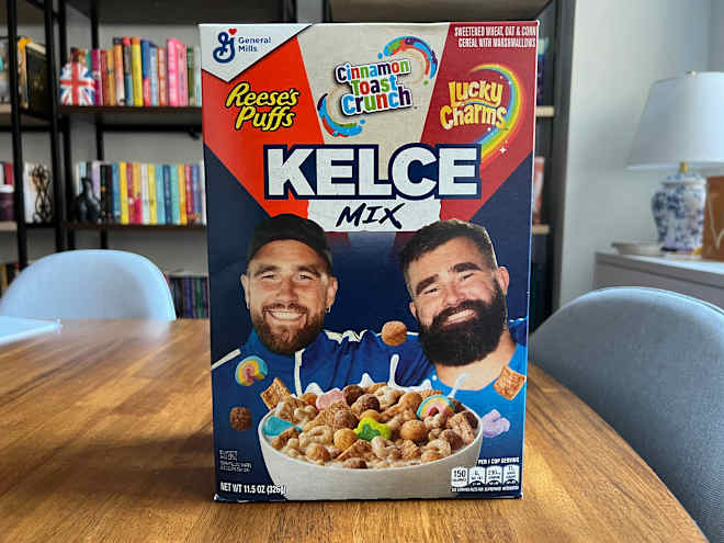 I Tried the New Limited-Edition “Kelce Mix” Cereal
