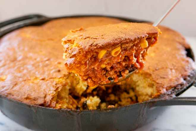 I Tried Reese Witherspoon's Delicious "Cornbread Chili Pie"