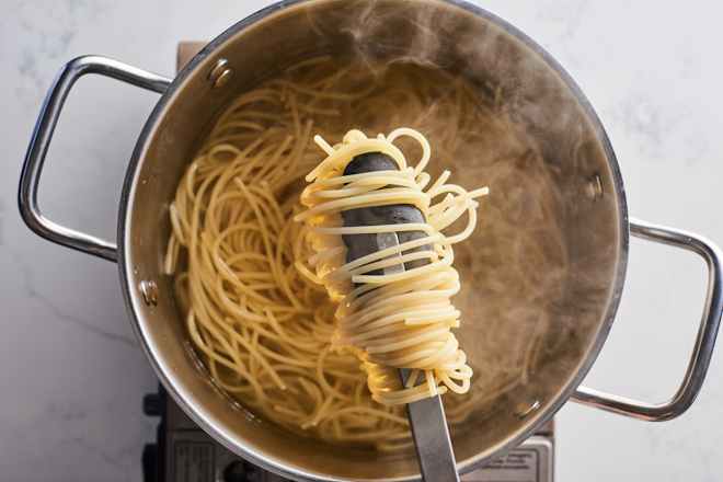This Ingenious Hack Guarantees Perfectly Salted Pasta Water Every Single Time