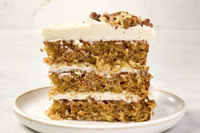My Unconventional Trick for Carrot Cake Will Save You So Much Time