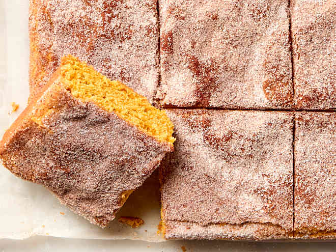 If You Bake One Thing This Month, Let It Be These Easy Pumpkin Snickerdoodle Bar