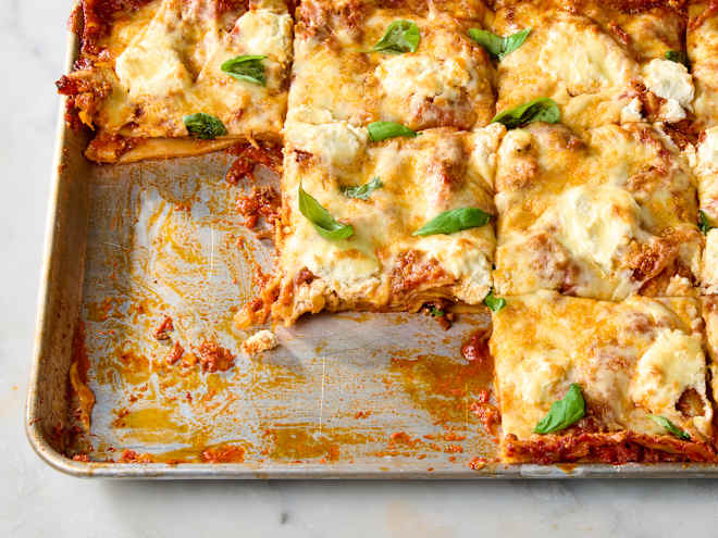 My "Sheet Pan Lasagna" Has Forever Changed the Way I Make Lasagna