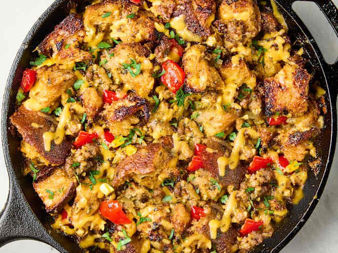 "Cowboy Stuffing" Is Always the First Side Dish to Disappear at Thanksgiving