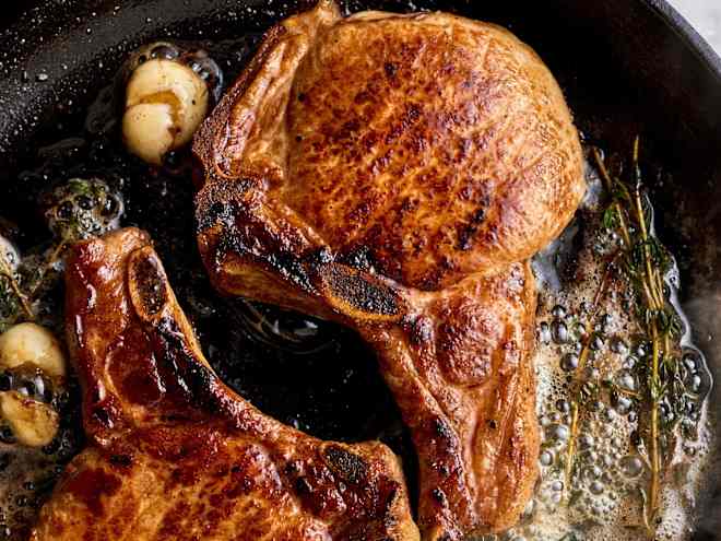 My Favorite Method for Cooking Juicy Pork Chops Breaks All the Rules