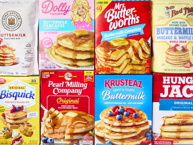 We Tried 8 Brands of Pancake Mix — And We’re Never Making Them from Scratch Again