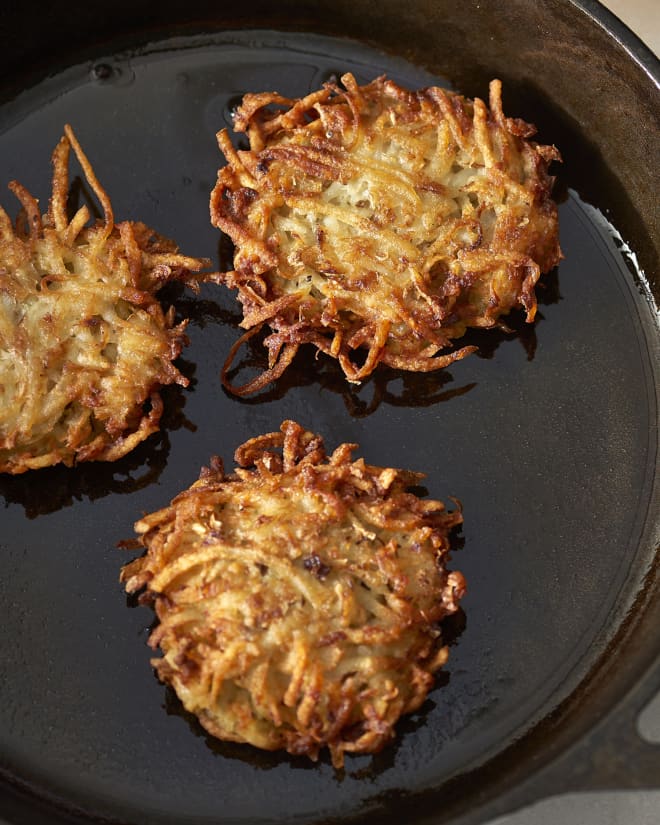 The Surprising Ingredient That Makes Latkes Way Crispier