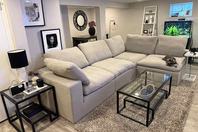 I Just Discovered the Cushy-Cool Sofa of My Dreams — And It’s So Easy to Clean