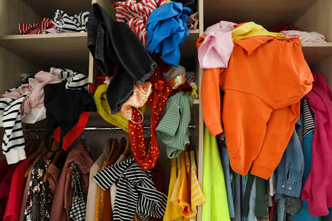 This Renter-Friendly Storage Hack Hides Clutter in Plain Sight