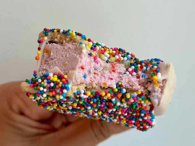 I’m Buying Box After Box of These New $5 Birthday Cake Ice Cream Sandwiches This Summer