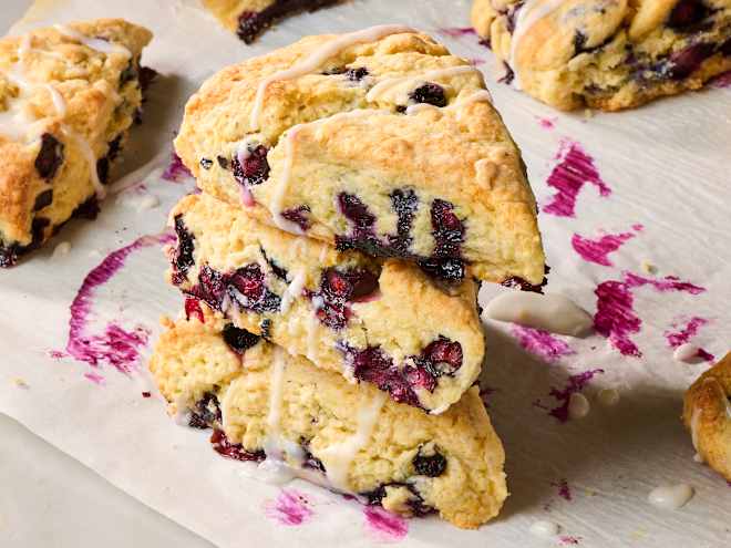 My “So Tender” Blueberry Scones Are Melt-In-Your-Mouth Good