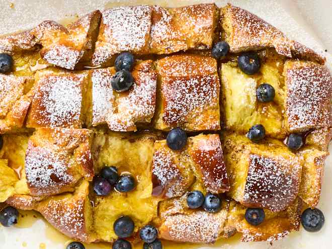 "Pull-Apart" Cinnamon French Toast Is Crispy, Custardy Perfection