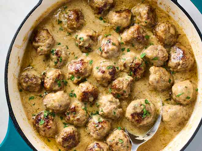 My Swedish Meatballs Are So Good, the Creamy Gravy Is "Pure Gold"