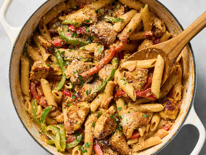 This Easy Cajun Chicken Pasta Is the Only Pasta I Want to Eat Right Now