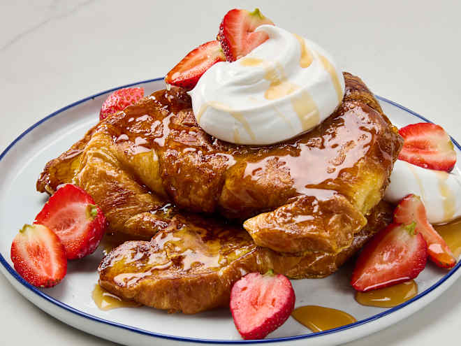 Croissant French Toast is the Crispiest French Toast You’ll Ever Make