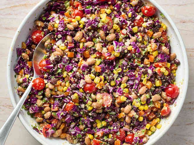 My Famous "Dense Bean Salad" Gets Even Better As It Sits