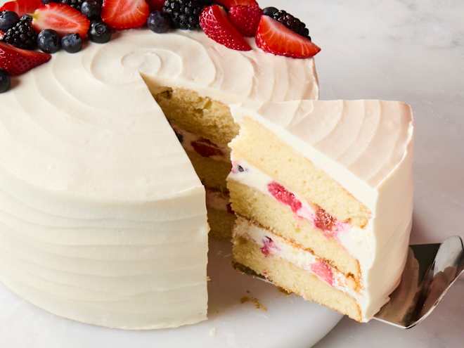 My Berry Chantilly Cake Is So Good, You’ll Want to Eat the Frosting With a Spoon