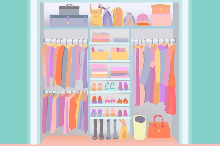 20 Ideas For Organizing Your Bedroom Closet Apartment Therapy