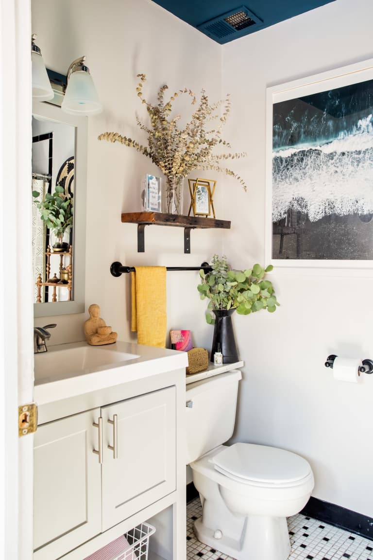 8 Ideas For What To Do With That Weird Space Above Your Toilet Apartment Therapy