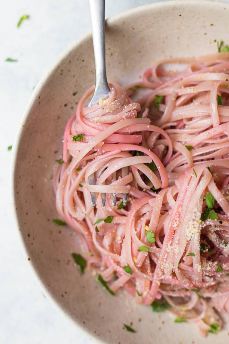 This Pretty Pink Pasta Changes Colors Before Your Eyes Kitchn