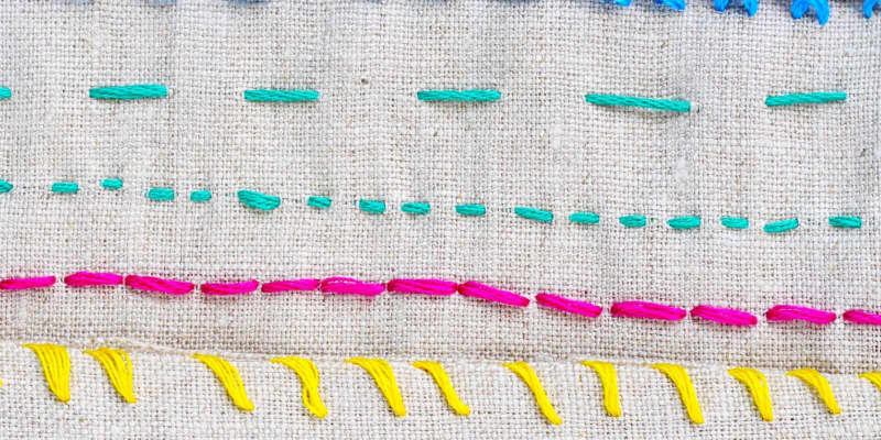 How to Sew Common Stitches by Hand – Beginner Sewing Projects