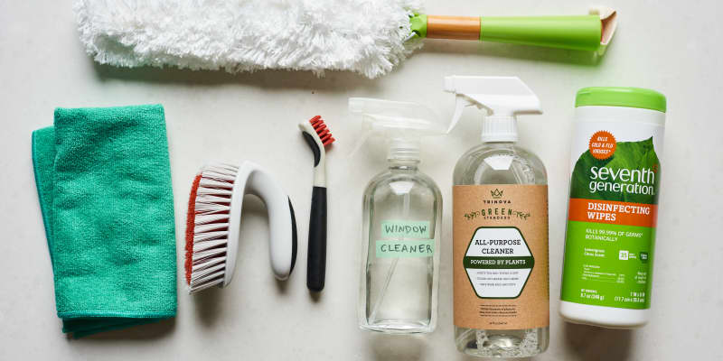 20 Essential Cleaning Supplies For Your First Apartment - Basically Becca  Sue