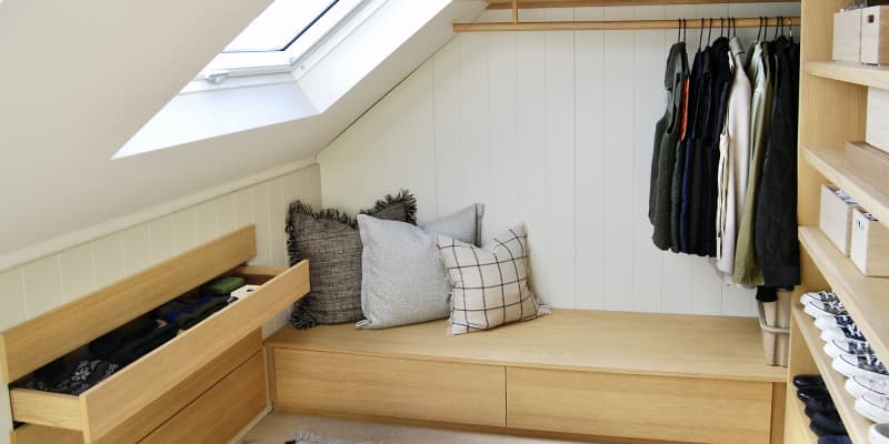 walk in closet wallpaper ceiling