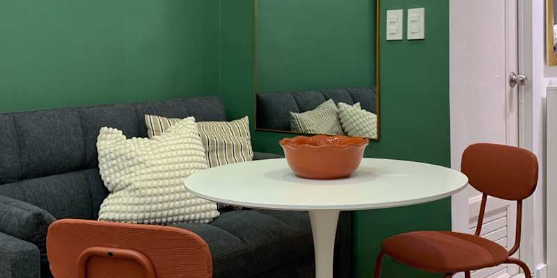 This 237-Square-Foot Studio Apartment Uses IKEA Pieces in the Chicest Ways