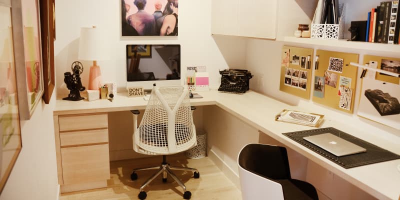 How To Create A Home Office In A Small Space - The Nordroom