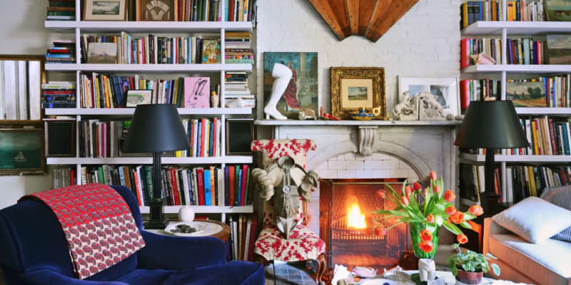 The Most Beautiful Floor To Ceiling Bookshelves Apartment Therapy