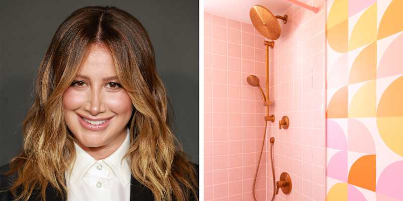 Ashley Tisdale Made This Mid-Century Bathroom Trend Feel So Modern