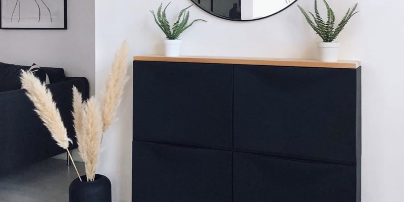 Trones sales ikea black