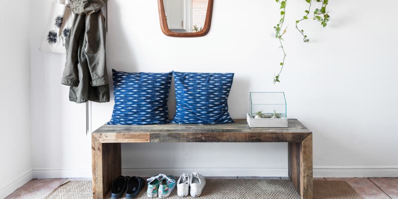 Slim bench for entryway cheap