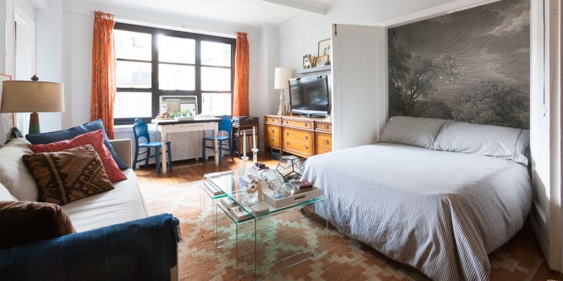 Murphy bed mid century modern deals