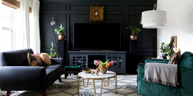 30 Genius TV Wall Ideas for a Chic Space Apartment Therapy