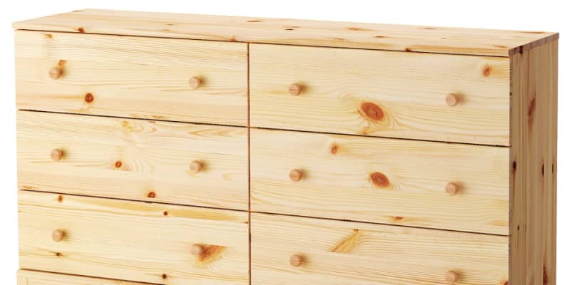 Ikea drawers pine discount