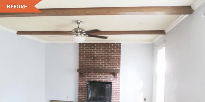 4 IKEA Finds and 1 Paint Color Completely Transformed This Drab Living Room