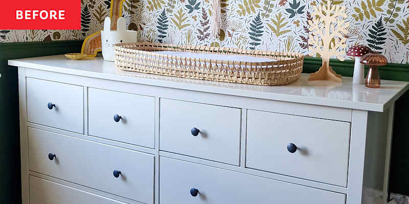 A White IKEA HEMNES Gets an Adorable Woodlands Look for 50 Apartment Therapy
