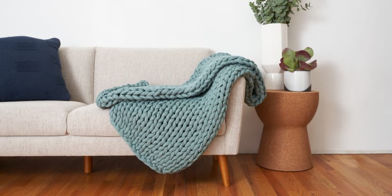 Bearaby Launches New Summer Colors for Popular Tree Napper Weighted Blanket Apartment Therapy