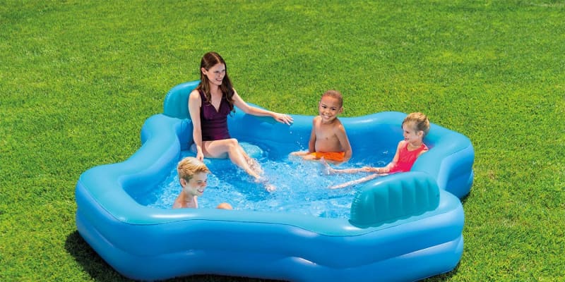 Intex family lounge pool clearance walmart