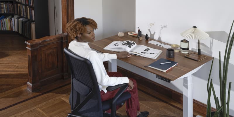 Sit and stand desk chair sales