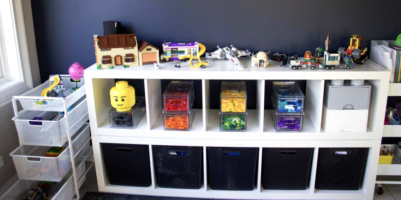 16 LEGO Storage Ideas to Eliminate Toy Clutter Apartment Therapy