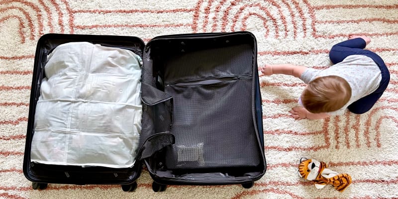 I Tried Packing My Kids Suitcase Using a Shoe Organizer Apartment Therapy