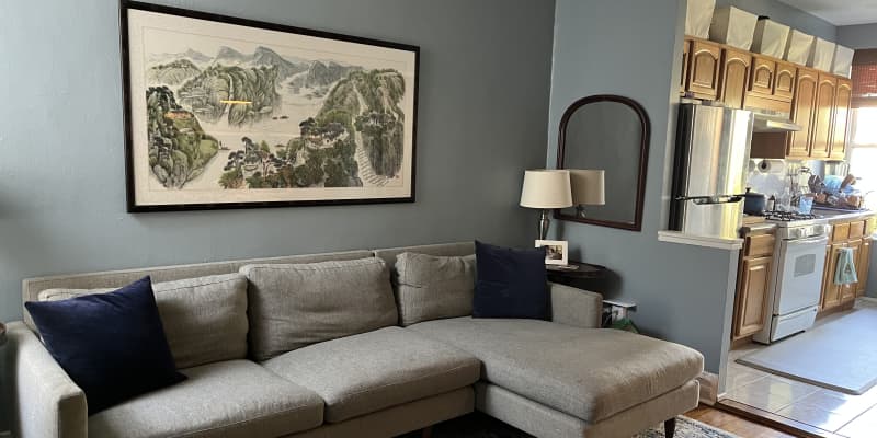 Why We Got Rid of All the Furniture in Our Living Room to Make Room for One 9 Foot Sofa Cubby
