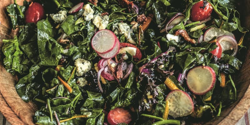 Jubilee S Wilted Mixed Greens With Bacon Kitchn