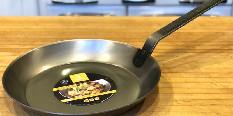 UPDATED MODEL Matfer Carbon Steel Pan: Seasoning, Cooking, & Big